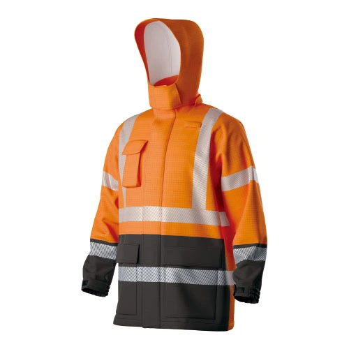 HI-VIS Kahden tonnin vedenpitävä palonkestävä takki