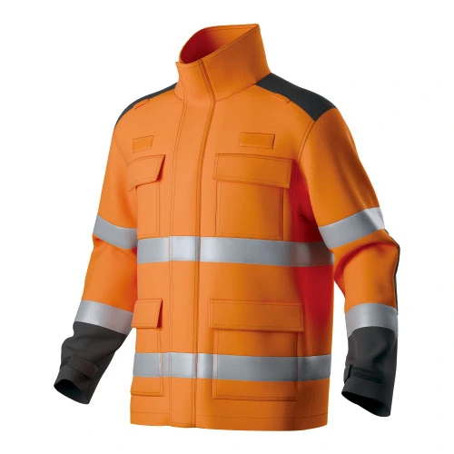 HI-VIS kahden tonnin monitaskut liekkeen kestävä takki