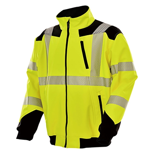 HI-VIS säännöllinen kahden sävyn pehmeä lyhyt takki