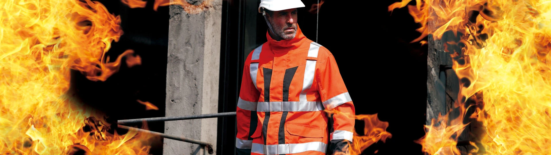 HI-VIS Liekkikestävä takki ja housut / Coverall