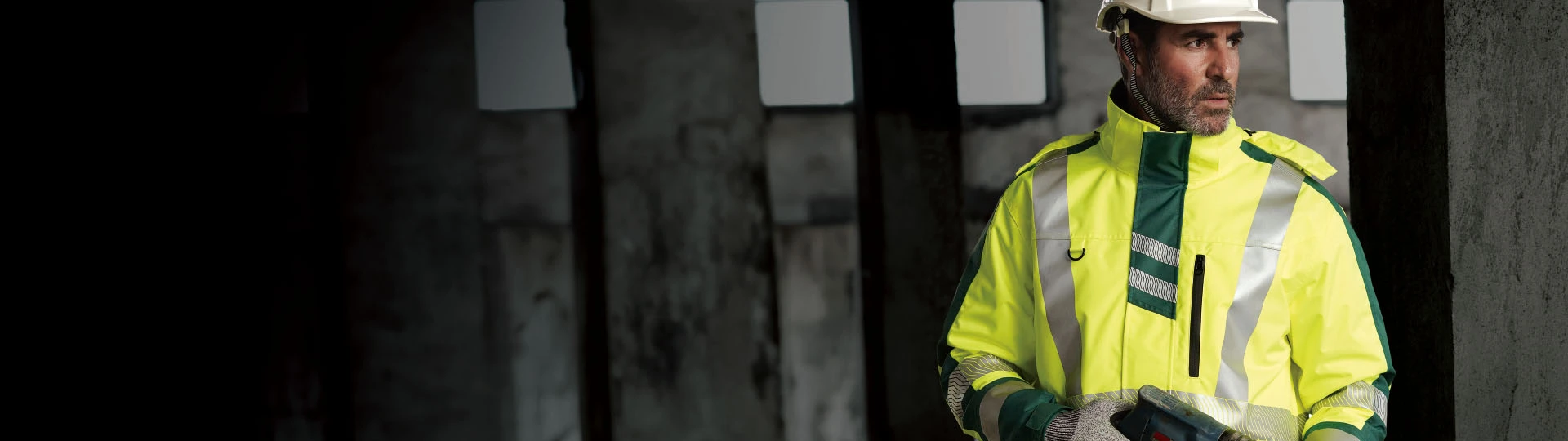 HI-VIS Kierrätetty takki ja housut