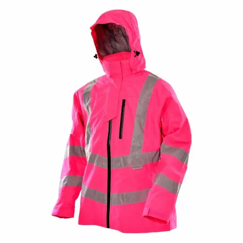 Vaaleanpunainen sadetakki
