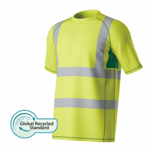 HI-VIS Kierrätetty Birdeye lisää S/S T-SHIRT