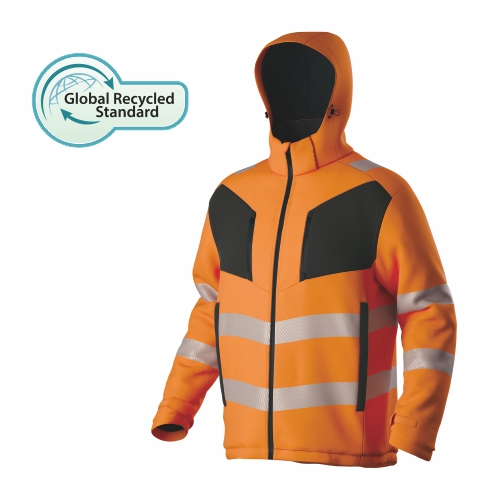 HI-VIS kierrätetty polyesteri vedenpitävä talvitakkit